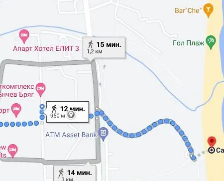 Διαμέρισμα Апартаменты В Солнечный Берег